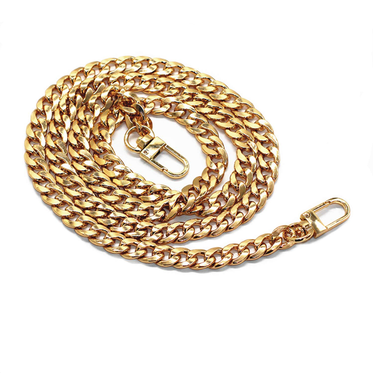 20/40/60/80/100/120cm Bag Strap Sling Metal Chain DIY Shoulder Bag Belt ...