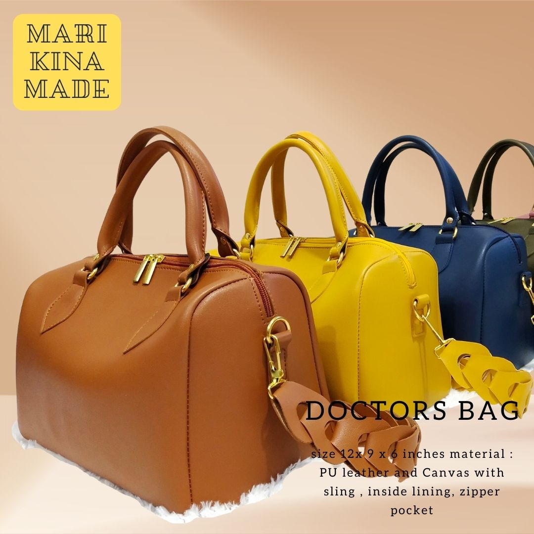 MARIKINA BAG DOCTORS HANDBAG LEATHER Shopee Philippines