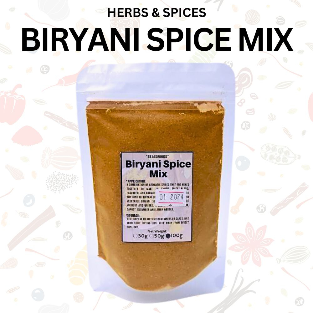 BIRYANI SPICE (Herbs, Spices and Seasonings) ZIPLOCK POUCH 30g, 50g