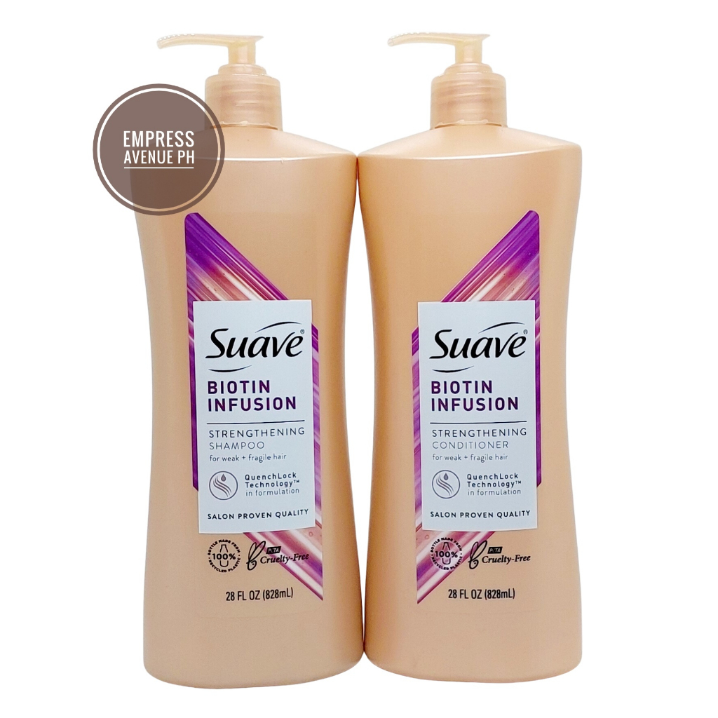 Suave Biotin Infusion Strengthening Shampoo & Conditioner Set, 2 x