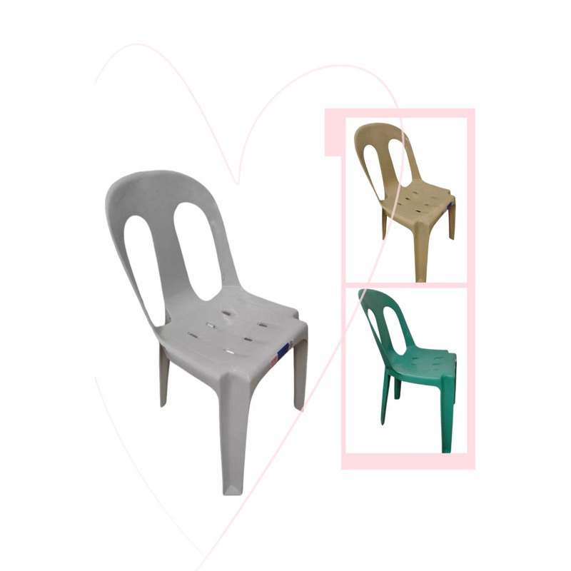 ORDINARY CHAIR with Backrest 1pcs | Shopee Philippines