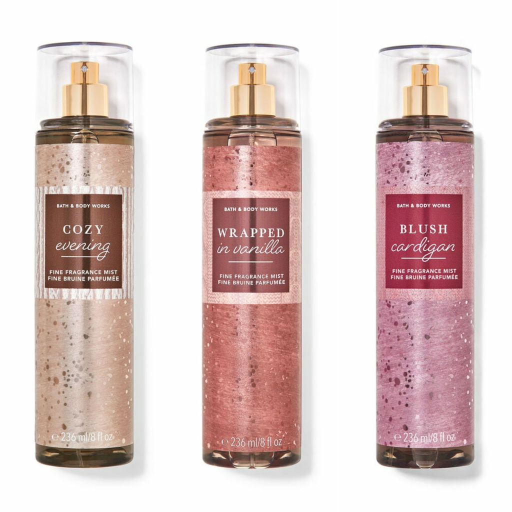 Bath and Body Works Wrapped in Vanilla Blush Cardigan Cozy