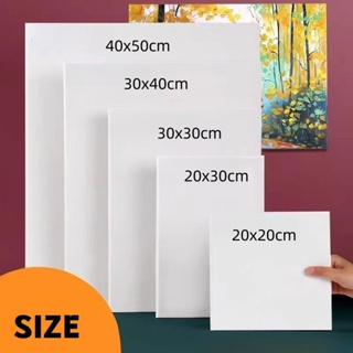 5 Set Mini Blank Canvas Painting Acrylic Paint Easel Art Supplies Artist  Stationery Kids Gifts 