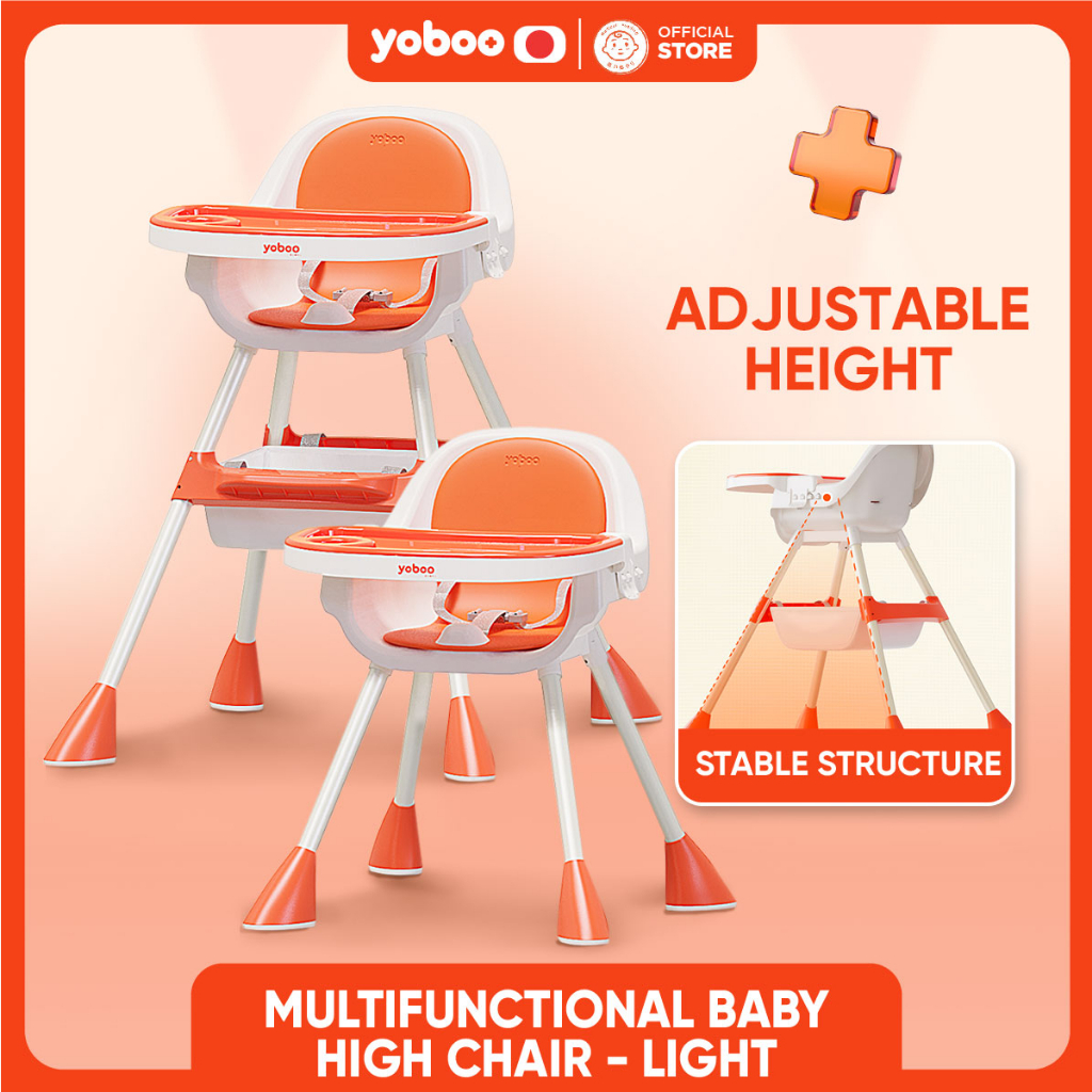 Yoboo Multifunctional Baby High Chair Baby Dining Compartment Booster