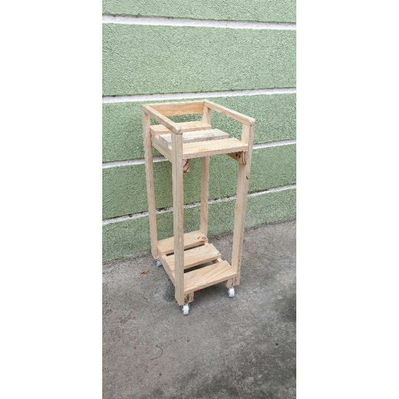 WITH WHEELS WOODEN MINERAL WATER CART RACK FOR RECTANGULAR 2 5GALLONS ...