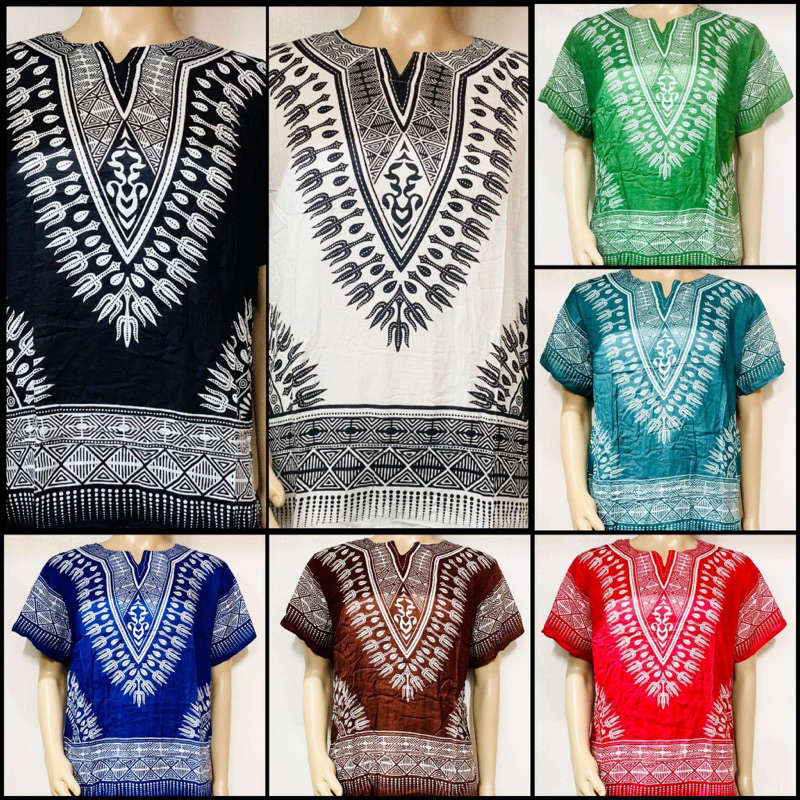 Dashiki Bohemian Batik Tribal Indian Shirt Unisex (Kukuh Brand ...