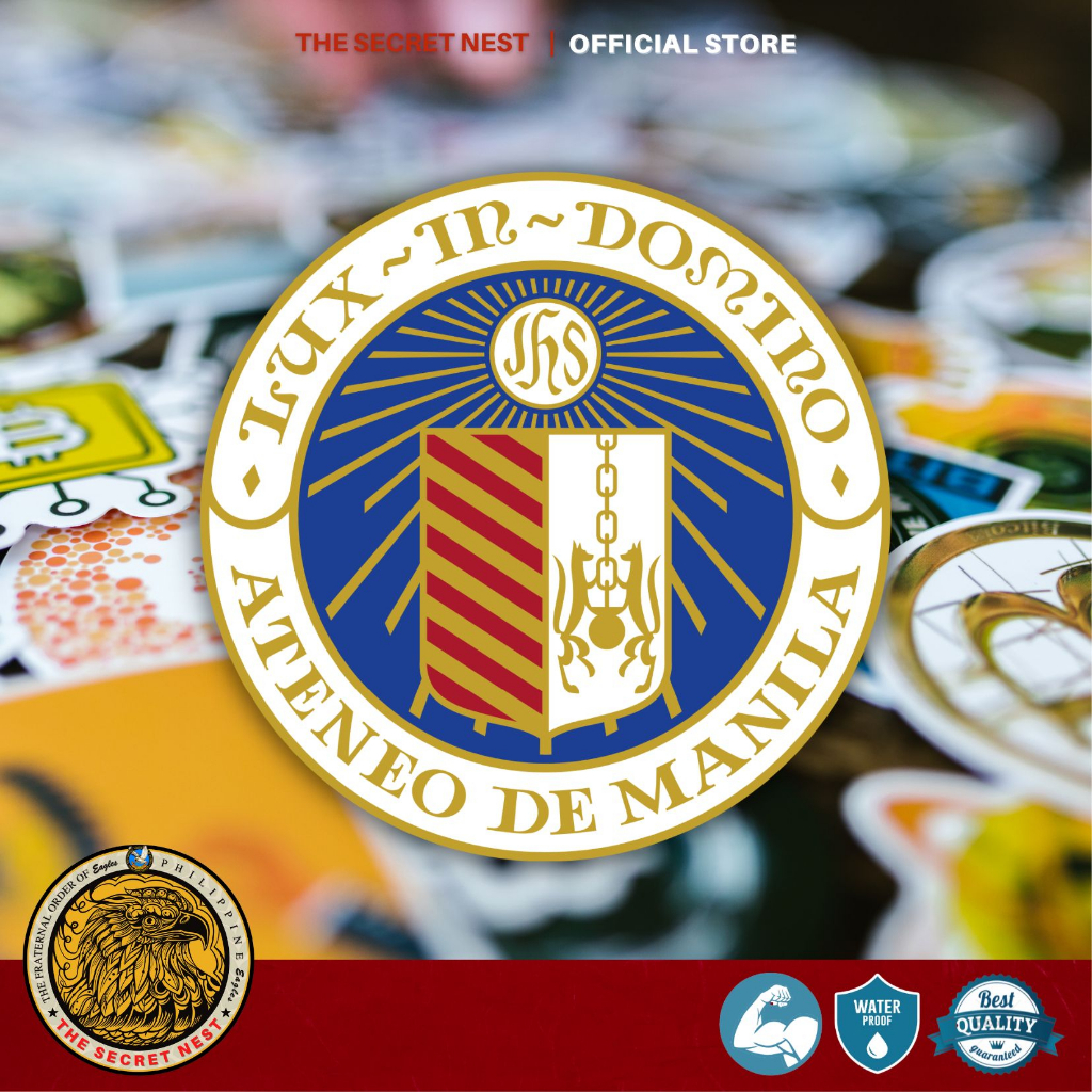 Ateneo De Manila University ADMU Laminated Car Vinyl Sticker Shopee