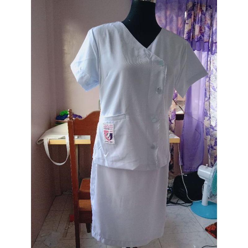 Dentist Uniform Blouse skirt Shopee Philippines