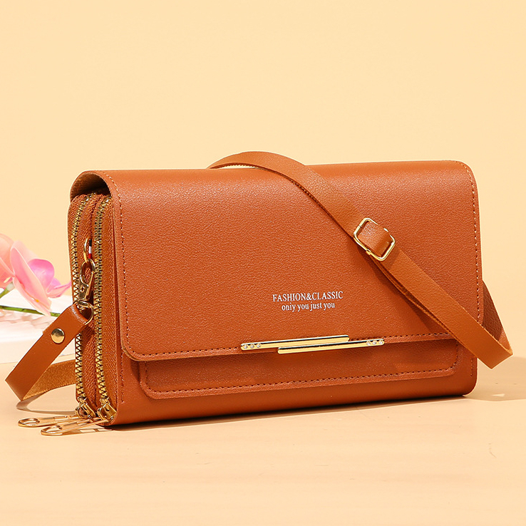 Mumu 1077 Women's Wallet Simple Diagonal Bag Korean Style Fashion ...