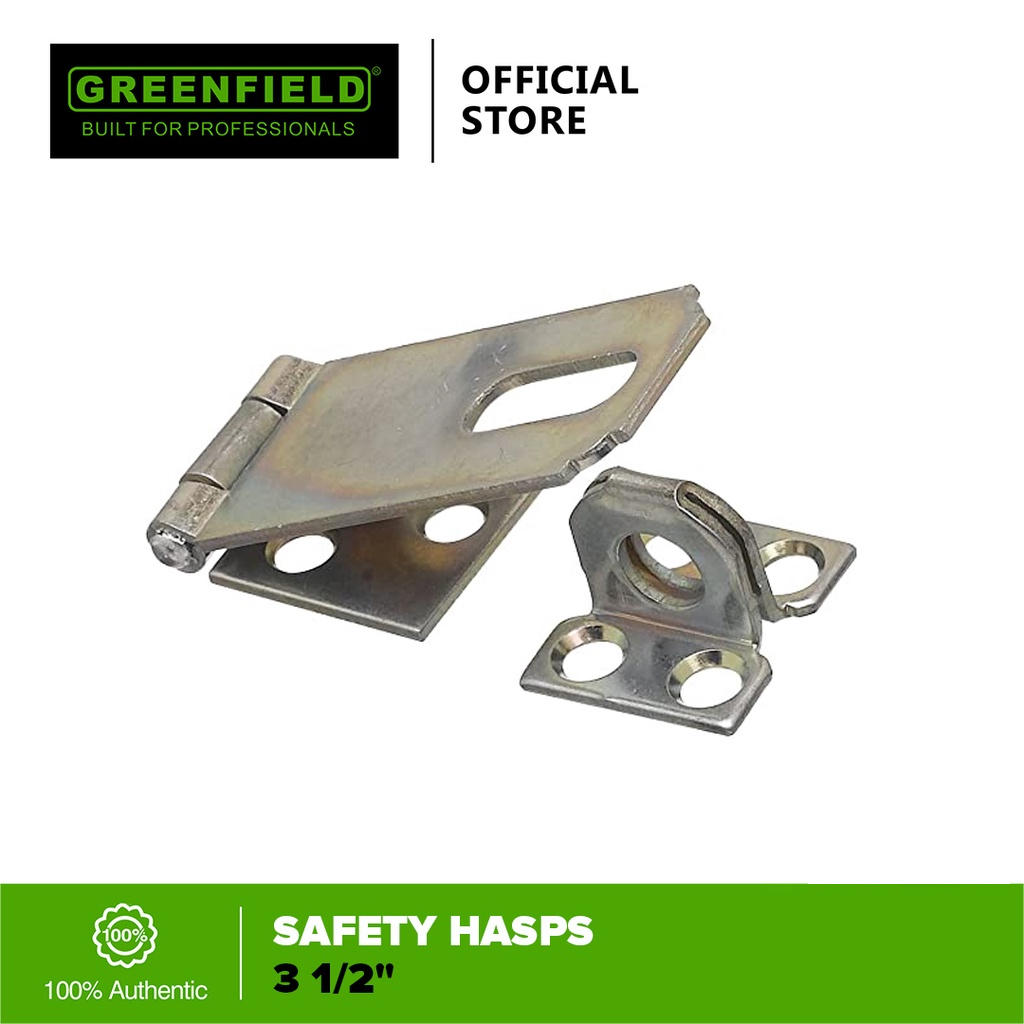 Greenfield Safety Hasps 3 1/2