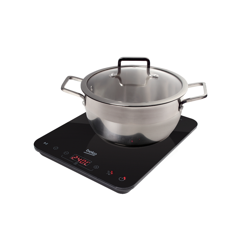 Beko Single Induction Hob with Free Stainless Pot HPI51012B | Shopee ...