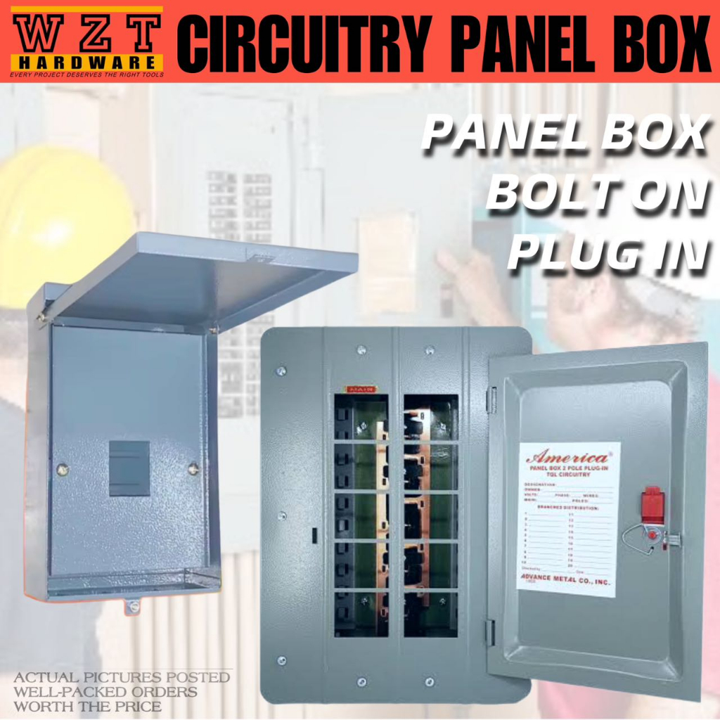 WZT High Quality Plug in / Bolt in / Circuit Breaker Panel Box Shopee