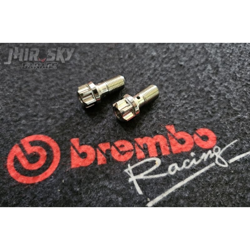 Legit CNC Banjo Bolt For Orig Brembo & Stock Calipers Shopee Philippines