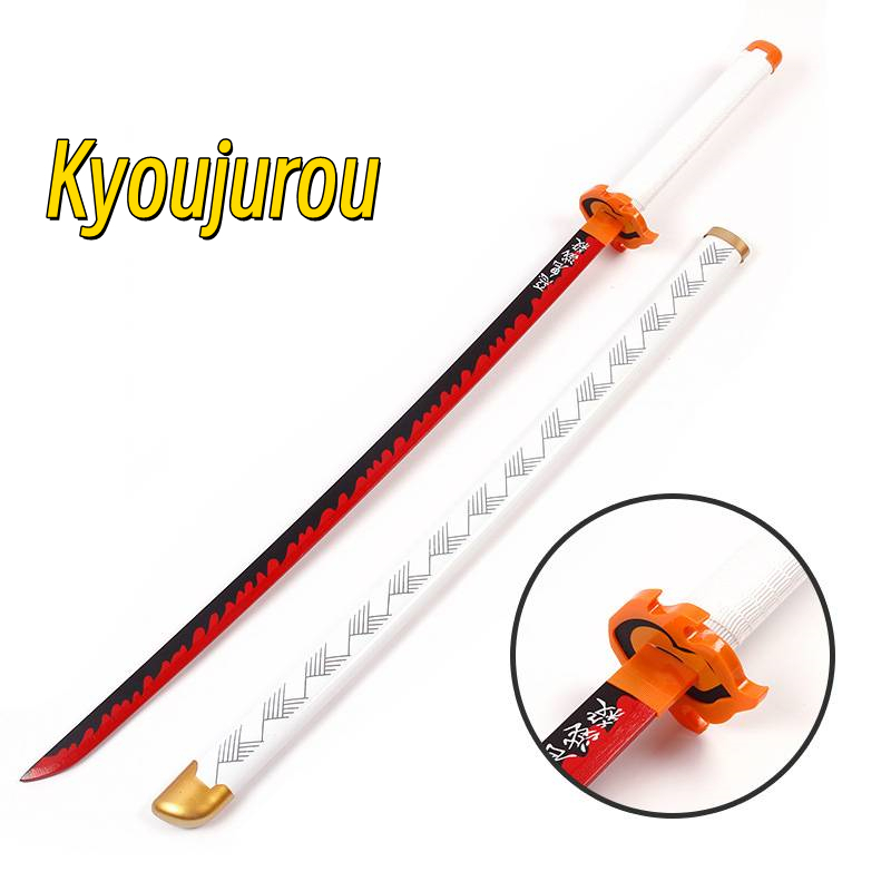 104cm Demon Slayer Sword Sun Wheel Sword Wooden Japan Anime Cosplay ...