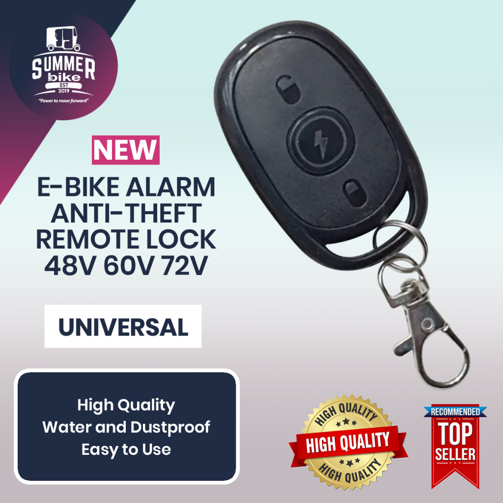 Electric Vehicle Alarm AntiTheft Bodyguard Device Remote Control Lock