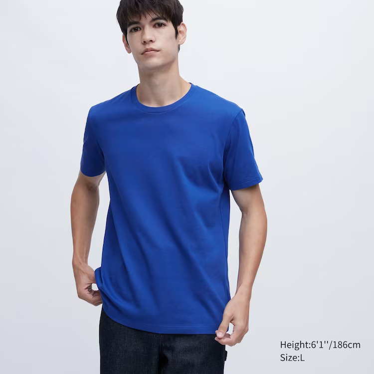 Uniqlo Original Dry Crew Neck Short Sleeve Color T Shirt S XXL Shopee Philippines