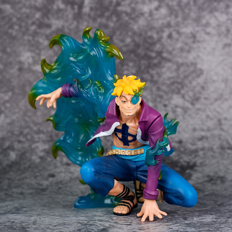 Little akiba Anime one piece marco figure model toy without box ...
