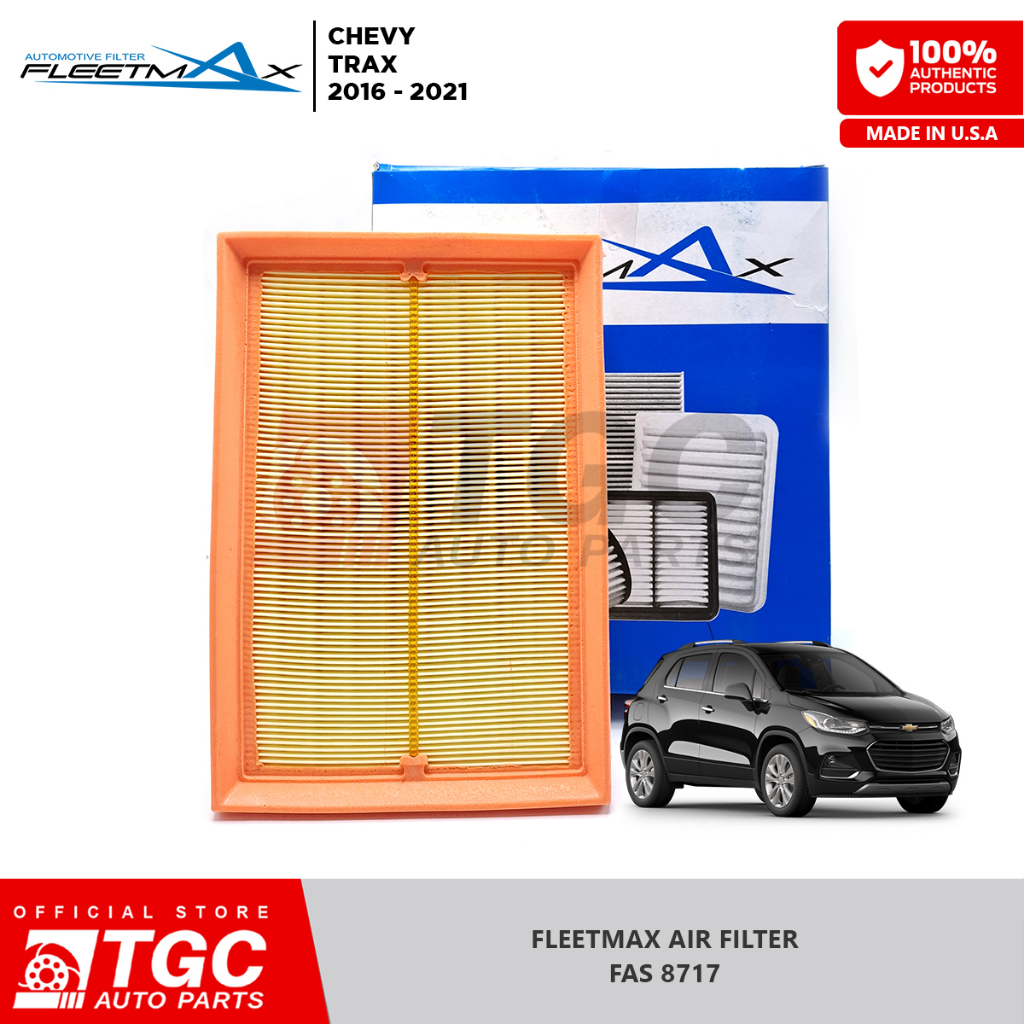 Fleetmax Air Filter / Air Cleaner CHEVY TRAX 2016 - 2021 FAS 8717 1PC ...