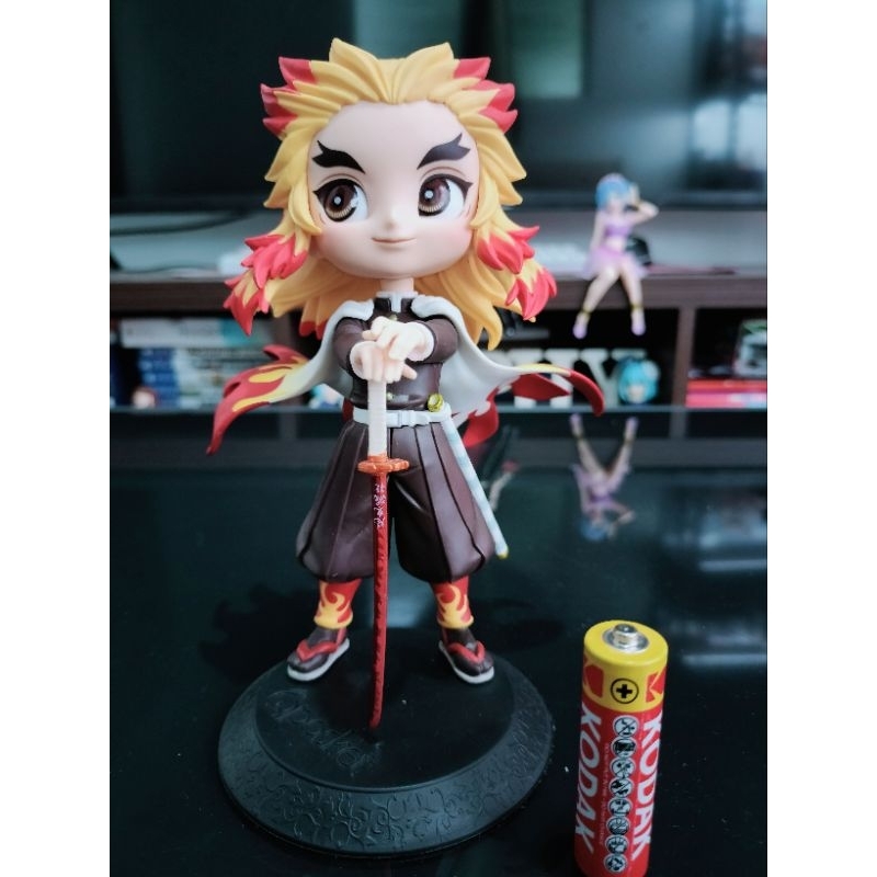 Authentic Anime Figure Rengoku Qposket Demon Slayer No Box Shopee Philippines