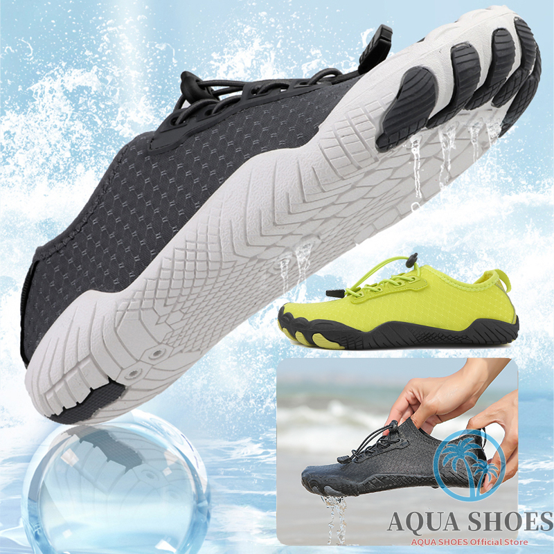 AQUA SHOES Nonslip Beach Shoes Swimming Quickdrying Amphibious Water