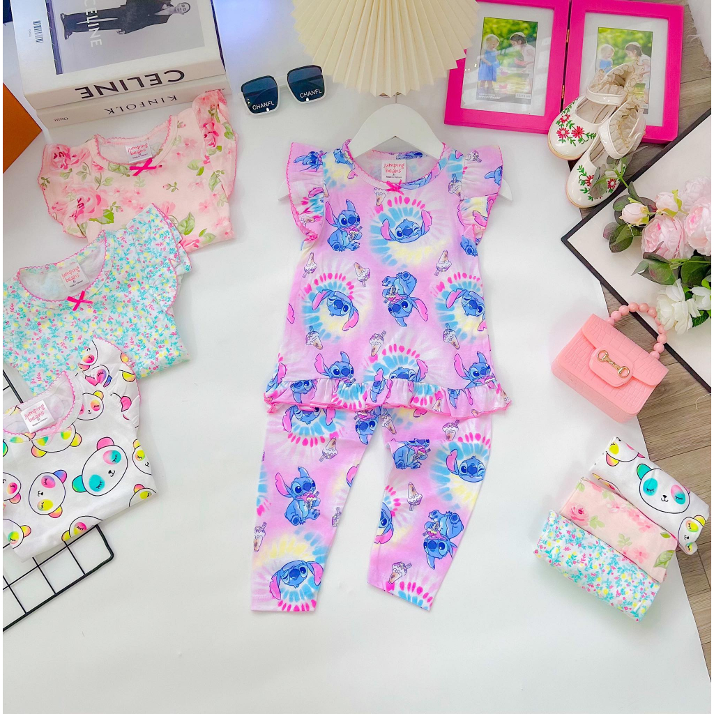Carters/Jumping Beans Ruffles Sleepwear Set for Girls Size 37T (15yo