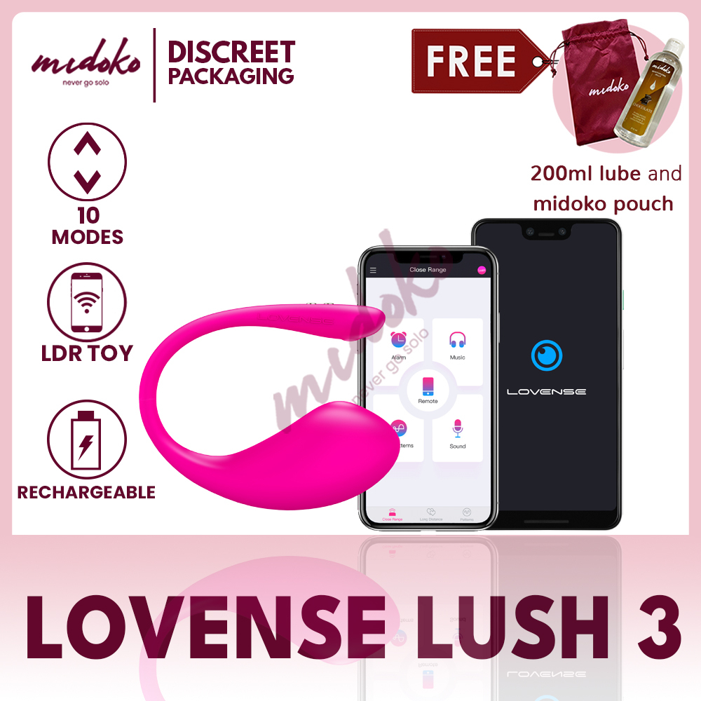 Midoko Lush Gen 3 By Lovense App Controlled Ldr Egg Vibrator Sex Toys For Couple Shopee 6684