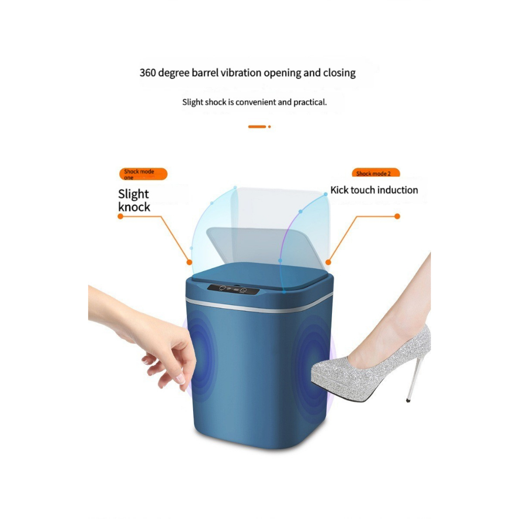 Intelligent garbage cans 18L-20L large capacity induction garbage cans ...