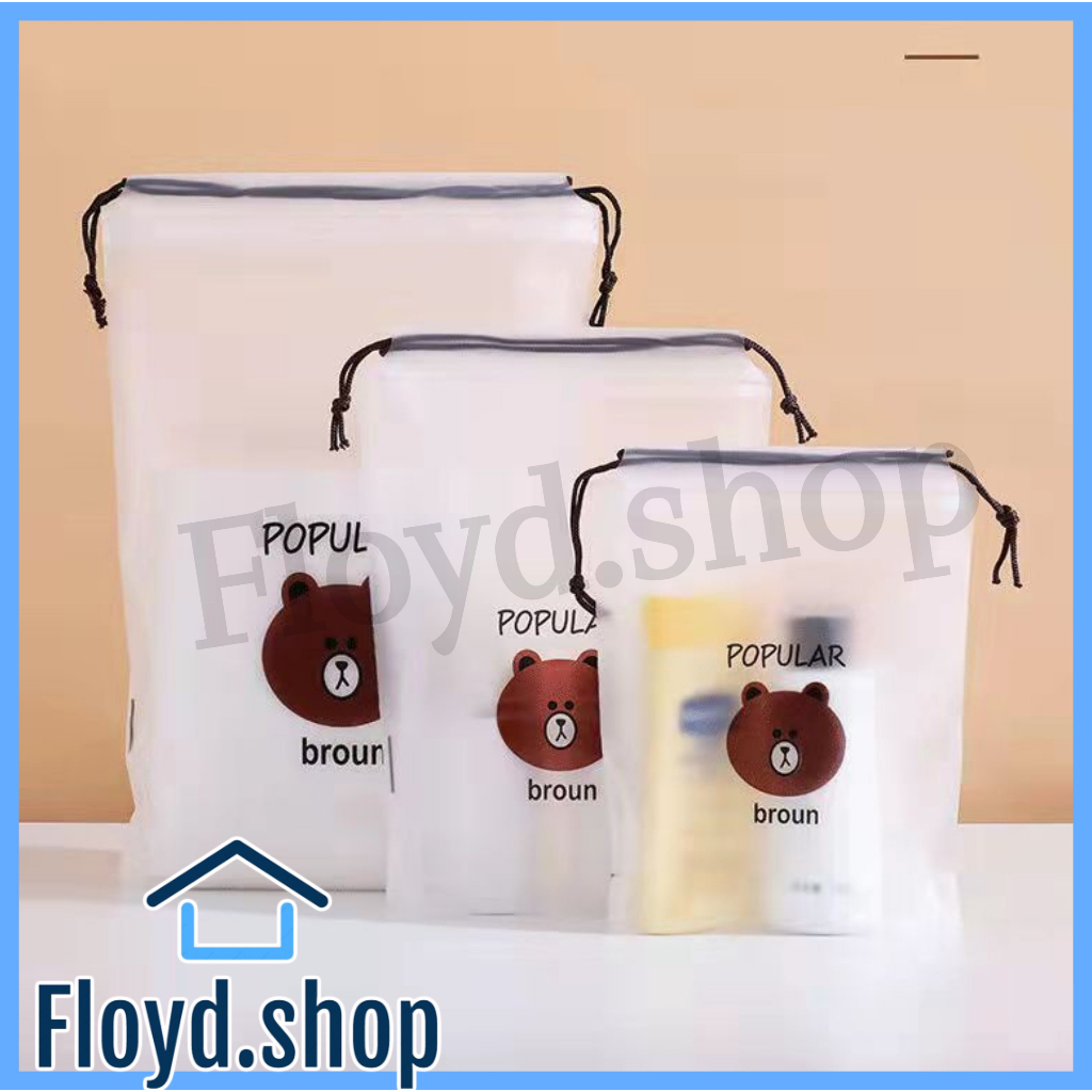 Storage Bag PE Drawstring Beam Waterproof Bag Simple