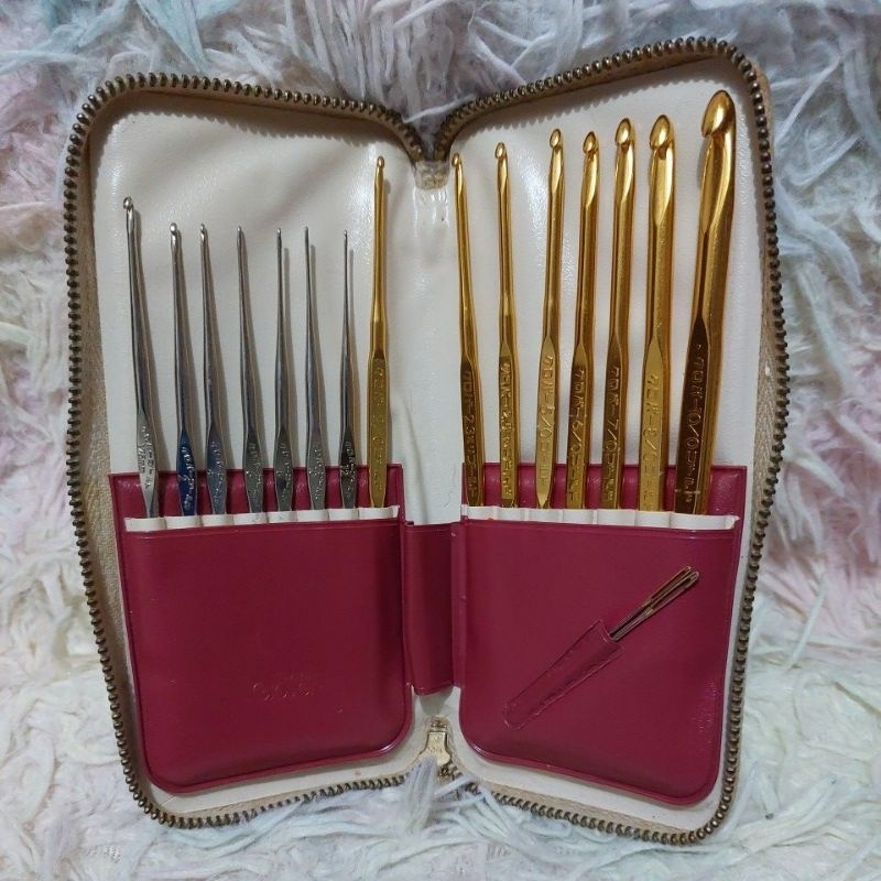 Clover Crochet Hook Set Collection Destash (white) Shopee Philippines