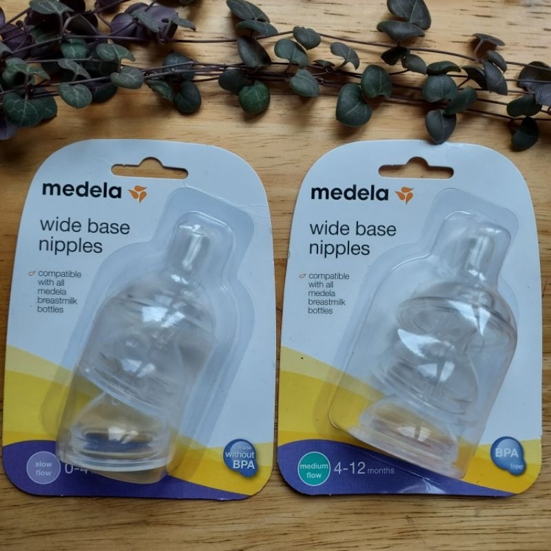 Similac Slow Flow Nipple And Ring Medela Medium-Flow Nipples (6