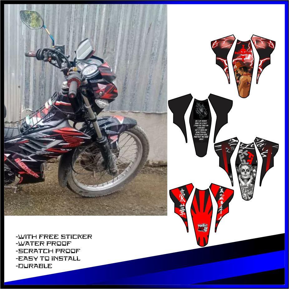 RSfi 125 (BATOK) CENTER LEG SHIELD HIGH QUALITY STICKER DECAL DURABLE ...