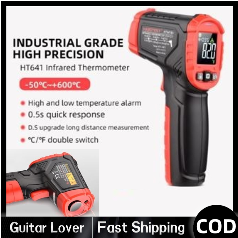HABOTEST HT641A+ Infrared Thermometer 581112℉ Noncontact Digital