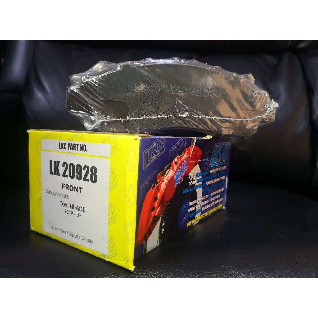 [20928] LKC Brake Pads Toyota hiace 2019up deluxe Shopee Philippines