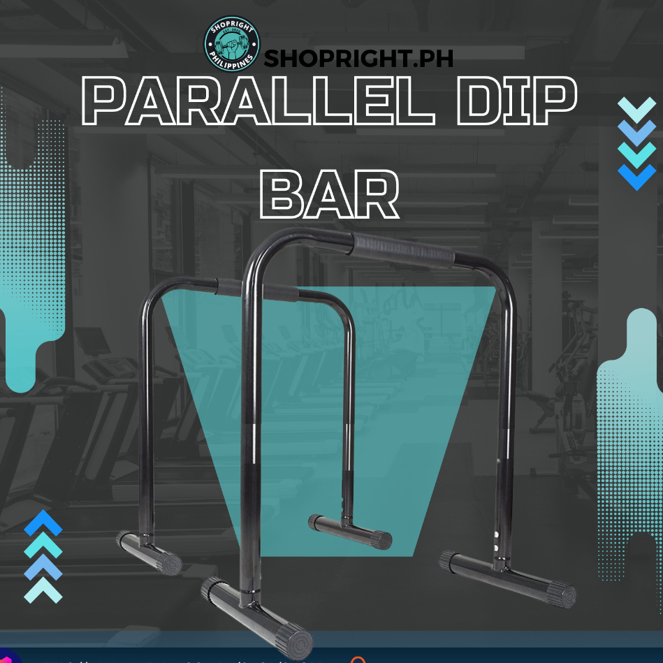 Indoor Power Parallel Parallettes Pair Push Up Dip Bars Gymnastic Heavy