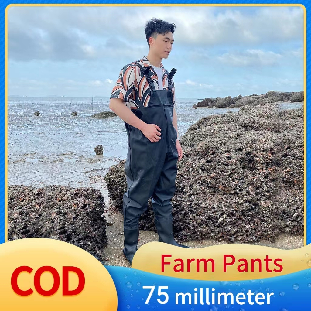 Thickened Waterproof Overalls with Rain Boots, Halfbody Waterproof