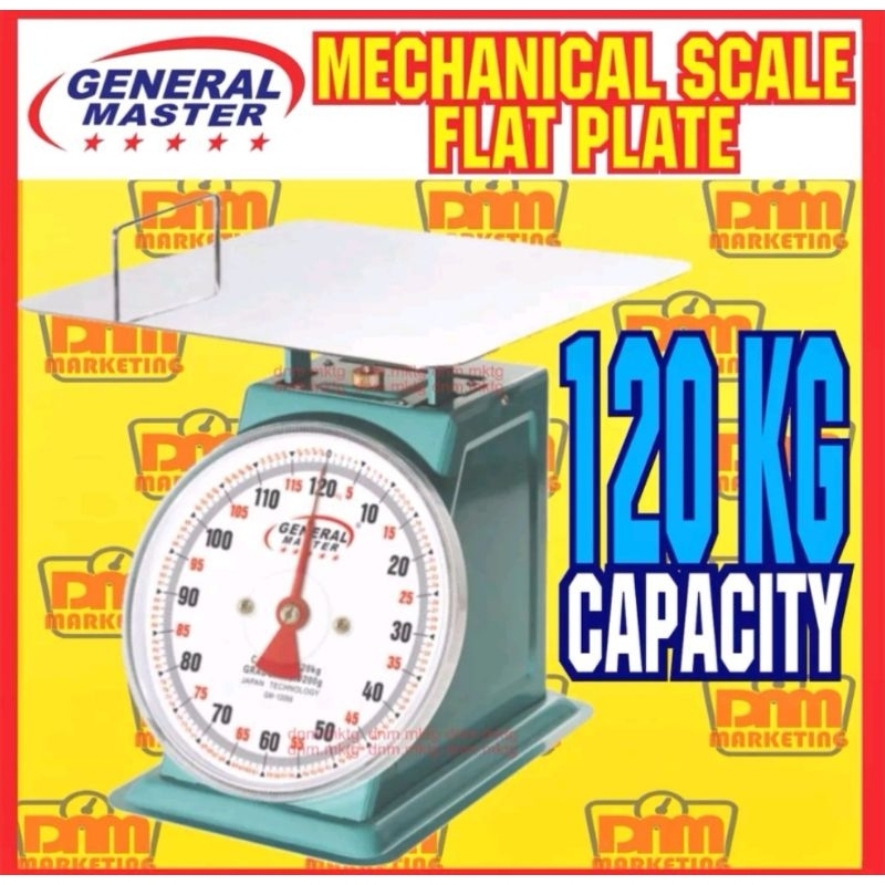 GENERAL MASTER MECHANICAL TABLE SCALE 120KG Shopee Philippines