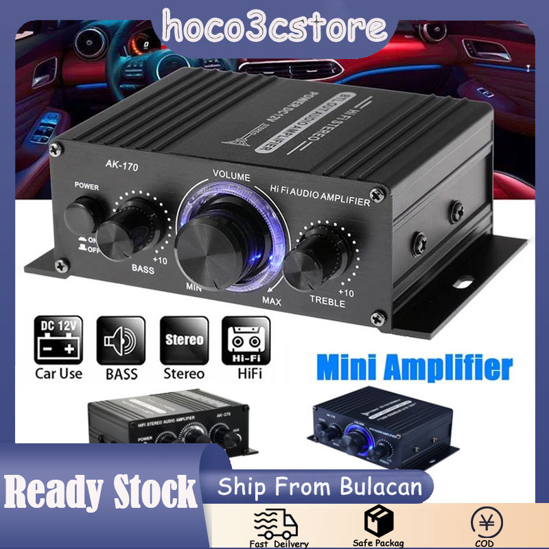 400w Mini Audio Amplifier Wireless Auto Stereo Audio Car Amplifier
