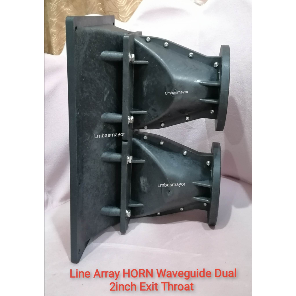 New Arrival!!! Line Array HORN Waveguide Dual 2 inch Exit Throat good ...