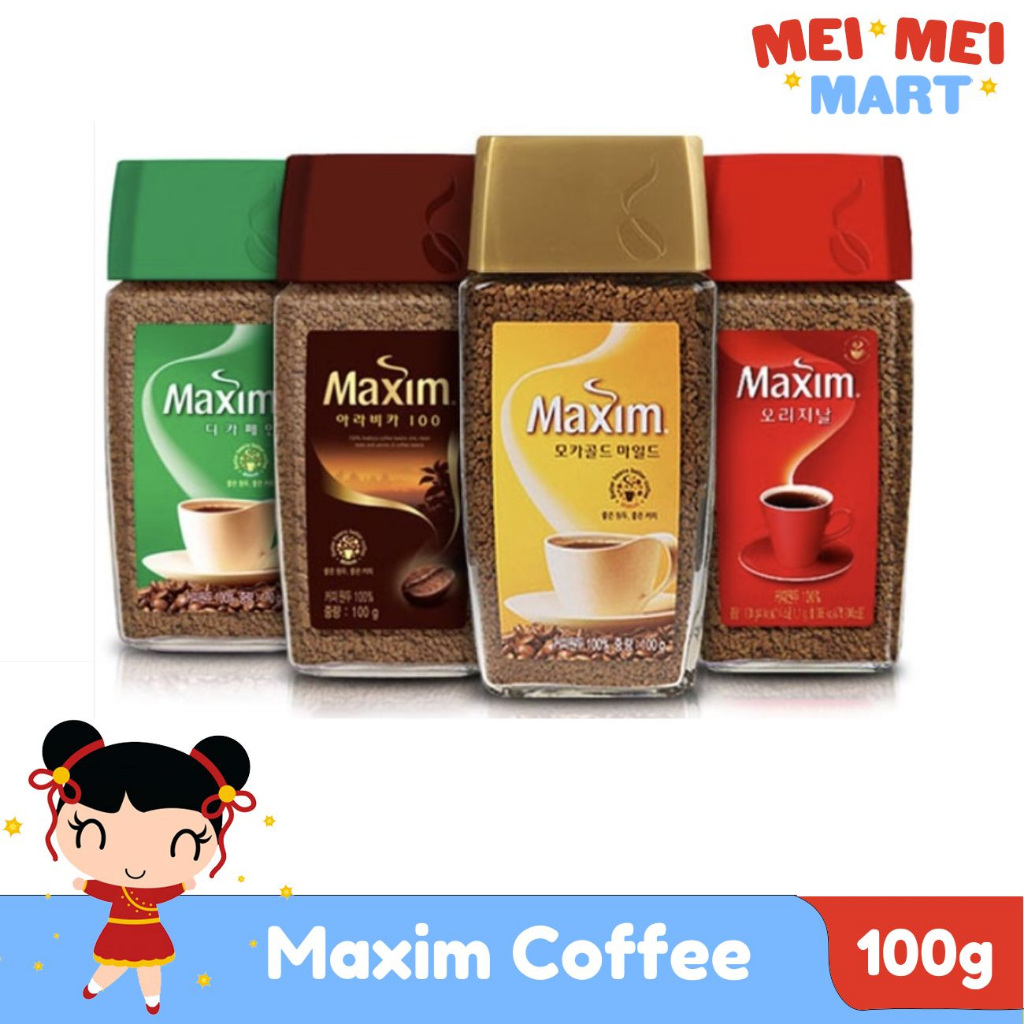 Maxim Korean Instant Coffee Arabica Mocha Original 100g Shopee