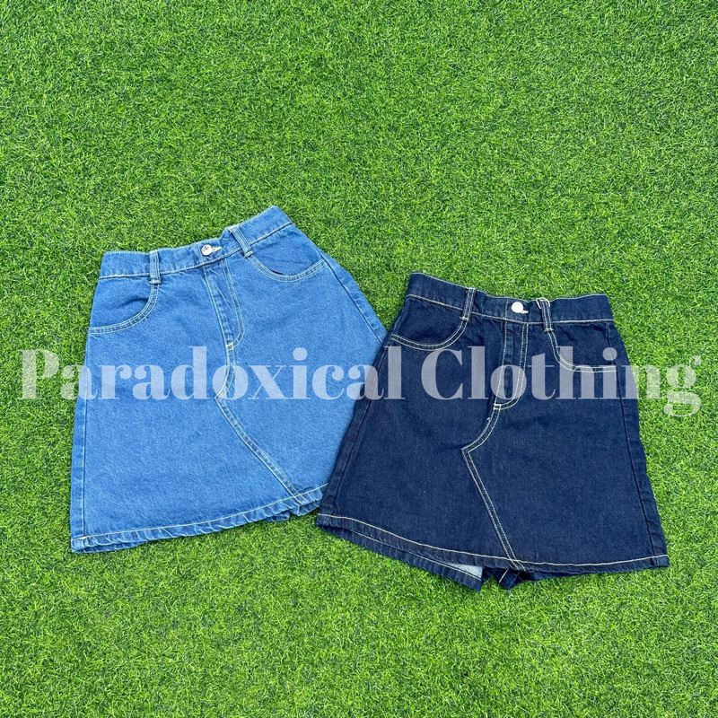 Zara Denim Skater Skort Shopee Philippines