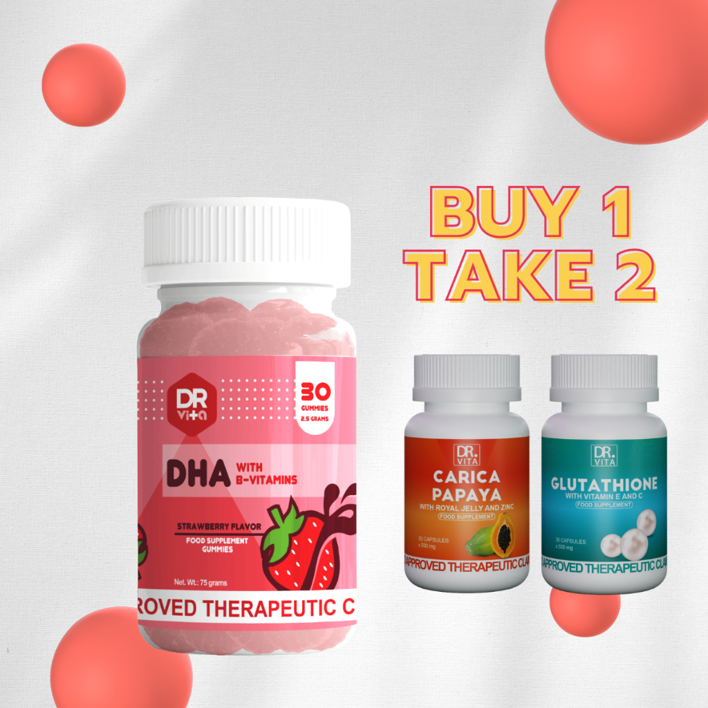 DR. VITA DHA WITH B VITAMINS MEMORY ENHANCER PROBIOTICS ZINC MENTAL