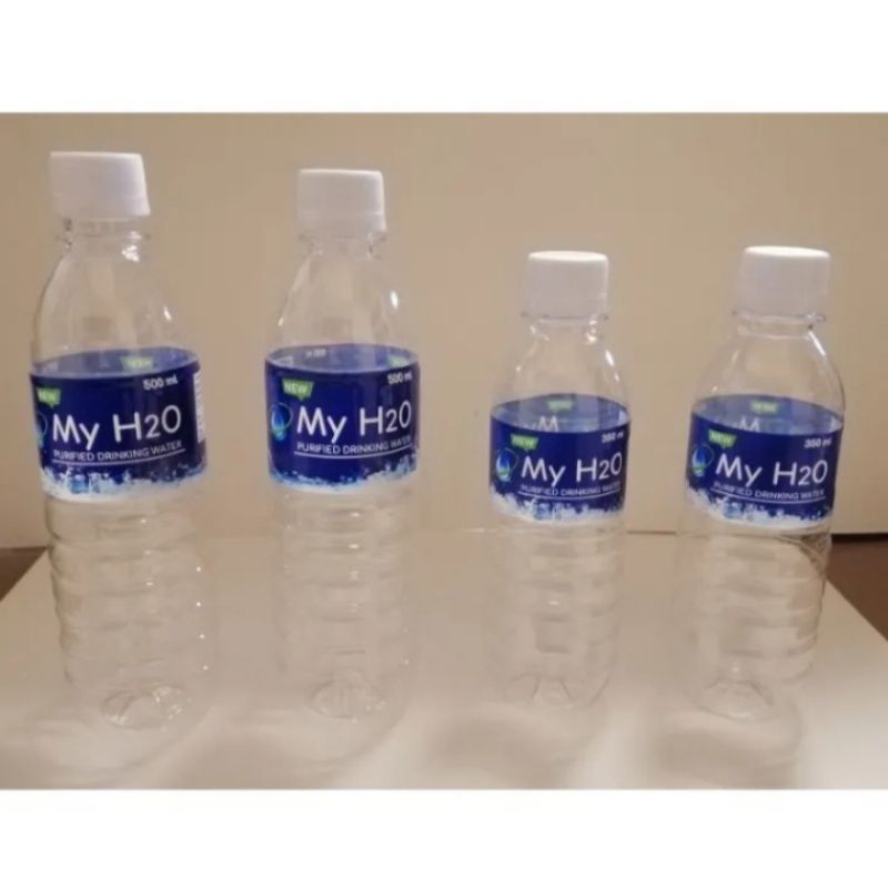 100pcs Shrinkable PET bottle label 350ml, 500ml, 1liter Shopee