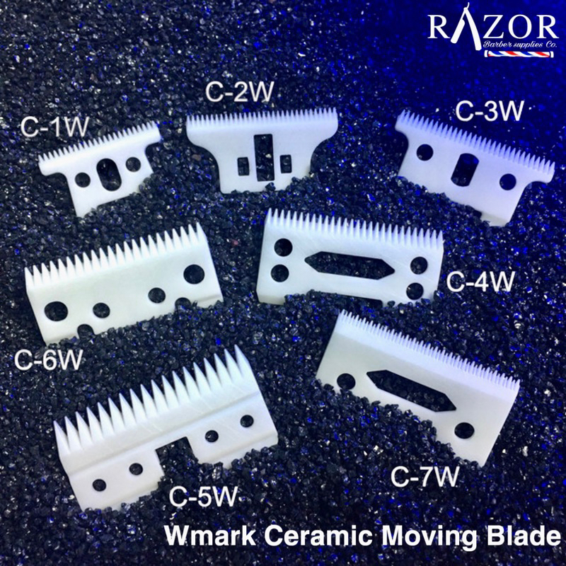 Wmark Ceramic Moving Blade for Clipper and Trimmers Razor Barber ...
