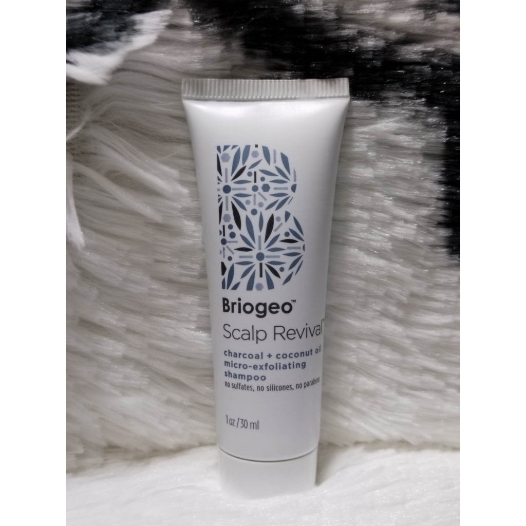 BRIOGEO SCALP REVIVAL CHARCOAL + COCONUT MICROEXFOLIATING SHAMPOO 30ML
