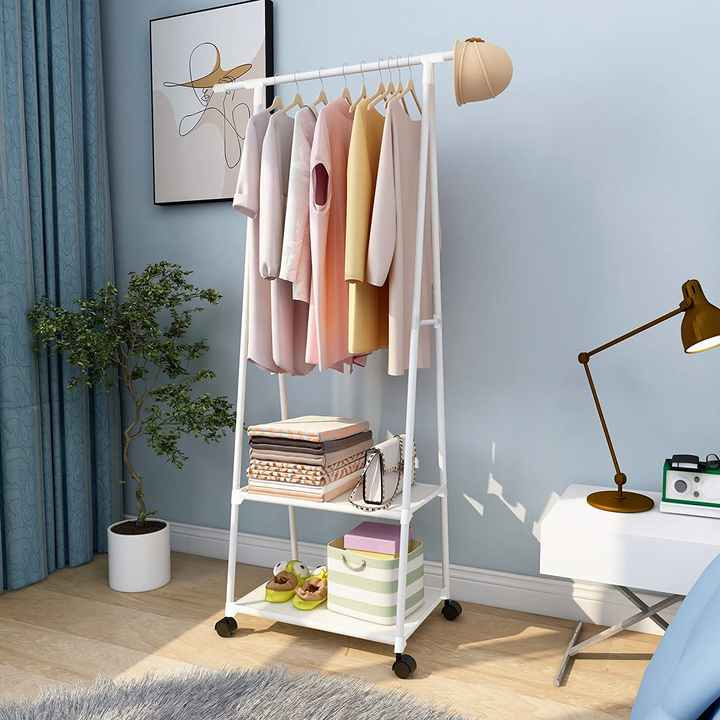 Triangle Coat Rack Bedroom Multi-function Clothes Hanger | Shopee ...