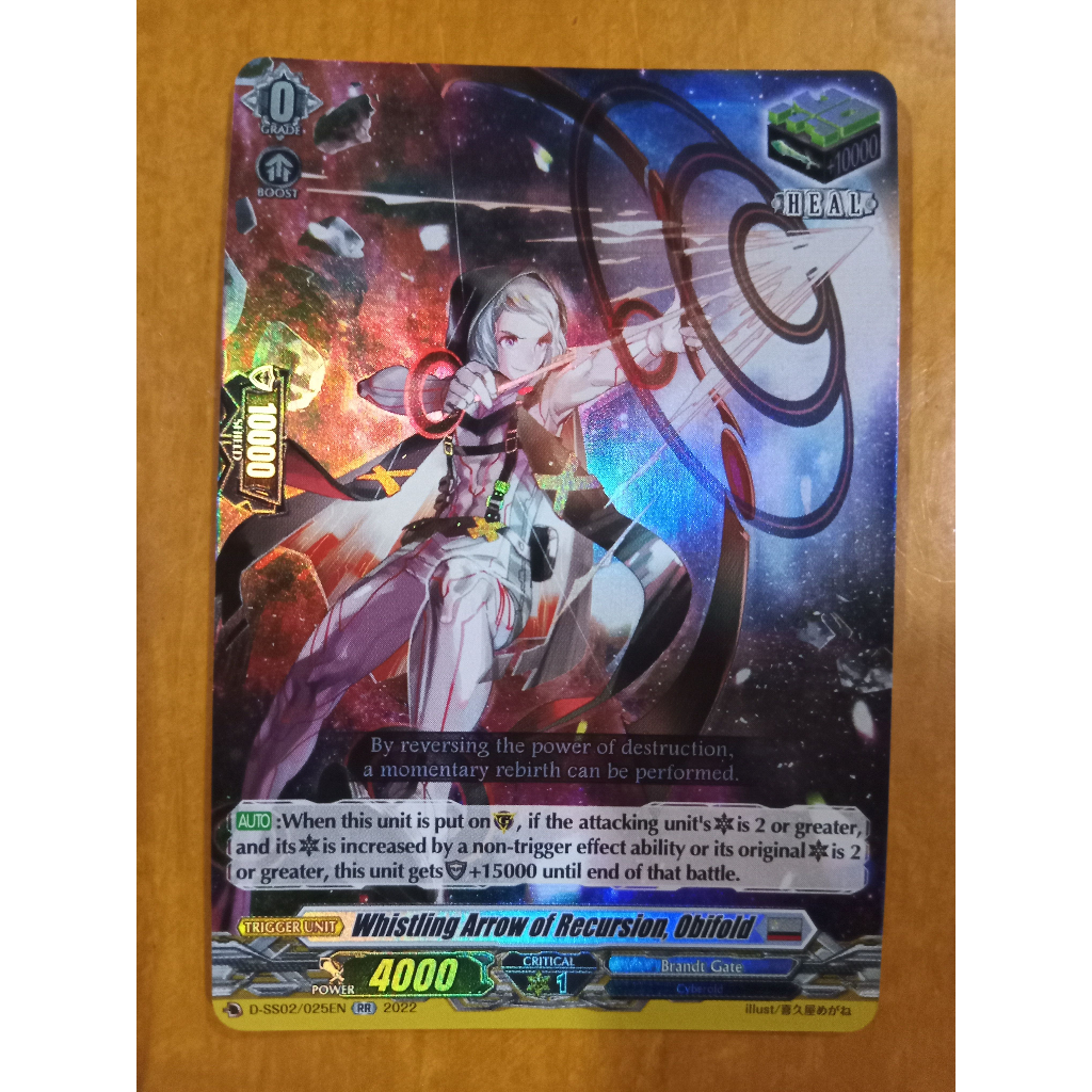 CFV Whistling Arrow of Recursion, Obifold RR Effect Heal DSS02