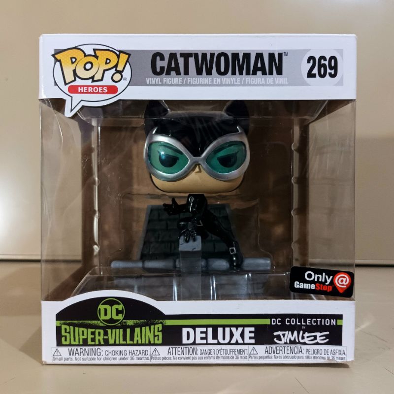 Funko Pop Heroes / DC - Catwoman #269 Deluxe Jim Lee ( Gamestop ...