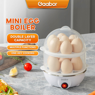 6 Eggs Electric Egg Boiler Egg Custard Steaming Cooker Mini Breakfast  Machine Egg Cookers Portable Steamer Food Warmer 200W