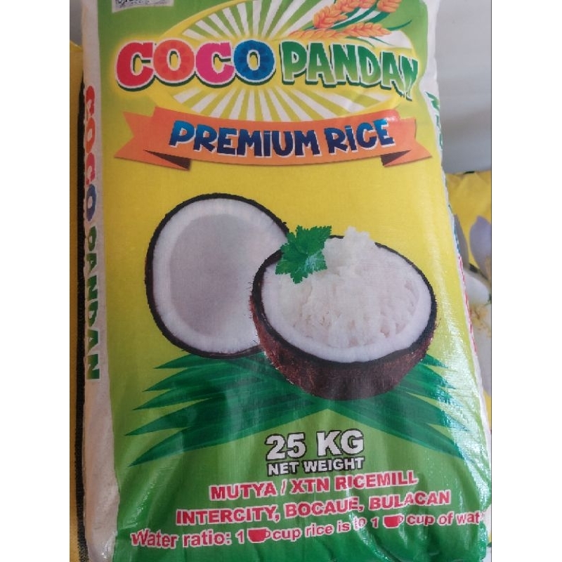 COCO PANDAN RICE 25kg | Shopee Philippines