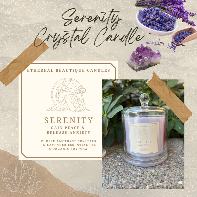 Manifestation Crystal Candles by Ethereal Beautique Shopee Philippines